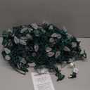 Minetom C7 C9 Christmas Light Clips Outdoor, 100 Count Holiday Universal Quick Christmas Light Spring Clips for Outside Roof Gutter Shingle Fence, E12 E17 Socket (Green)