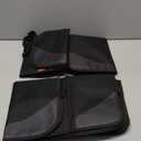 MORROLS Car Seat Protector, 2 Pack Carseat Protector with Thick Padding, Baby/Pets for Child Car Seat-Mesh Pockets-Waterproof-Universal Size(Black)