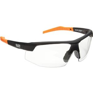KLEIN TOOLS 60159 Safety Glasses, PPE Protective Eyewear with Semi Frame, Scratch Resistant and Anti-Fog, Clear Lens