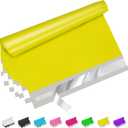 Yellow Poly Mailers 12x15.5 Inch 50 Pcs, Strong Adhesive Shipping Bags for Clothing, Self-Sealing and Waterproof Mailing Envelopes, Privacy Protected Mailer Bags for Small Business