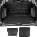 Cargo Mat Fit for Honda CR-V & CR-V Hybrid 20232026, Upper Deck Trunk Liner with Back Seat Backrest Mats, All-Weather Cargo Floor Protector, Fit for Honda CRV Accessories
