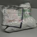 100% Blackout Thermal Curtains 80 Length 2 Panels Set for Bedroom, Linen Windows Pinch Pleated Drapes with Hooks for Track Modern Rustic Living Room Darkening Curtains 80 Inches Long Off White (Natural)