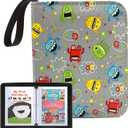 Card Holder for Yoto Cards 40 Cards Capacity Mini Card Case Organizer with Zipper Boys Girls Card Storage Binder for Yoto Player and Yoto Mini Cards, Grey