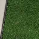 Powools Grass Pad for Dogs Potty - 3-Layer Reusable Dog Grass Pad with Tray, Washable Artificial Grasses Dog Potty Tray with Drainage Holes, Indoor & Outdoor Grass Pee Pad for Dogs, 30" x 20"