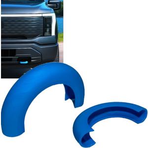 Tow Hook Covers fits Ford F-150 Lightning 20222025 - Custom fit  Impact Resistant Premium Plastic  Electric Blue  Easy Install ClickFit  Wildside Concepts