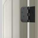 goldenwarm 3 Pack 4in Black Door Hinges Interior Door Hinges Black Matte 4 x 4 Inch with Square & Round Corners, Iron Material