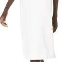 Dress the Population Women's Nicole Sleeveless Bodycon Stretch Midi Sheath Dress (Large, Off-white)