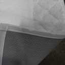 Color&Geomety White Bathroom Rugs, Ultra Soft Plush Bathroom Mat Super Absorbent Microfiber Fabric, 17"x30", Washable, Non Slip Bath mats for Outside Shower, Tub, Home Decor