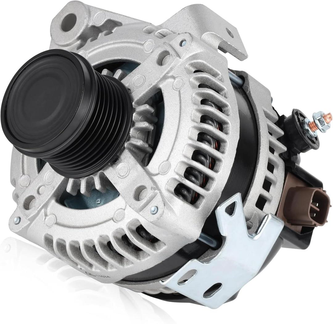 11034 Car Alternators Fit for Toyota Camry 2004-2006, Highlander 2004-2007, Solara 2004-2008, for Scion tC 2005-2010 L4 2.4L 2362cc Automotive Replacement Alternators 11034N, 104210-388