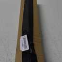 Curtain Rods for windows 32-62 inch, 5/8 inch Decorative Matte Black Splicing Heavy Duty Metal Curtain Rod set with Brackets (32-62", Black)