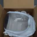 Spooktacular Creations Astronaut Helmet for Kids with Movable Visor Pretend Role Play Accessory Toy Set Halloween Costumes (White)