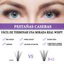 B&Q Lash Clusters Kit 280PCS Eyelash Clusters Kit,30D 40D D 9-16MIX Individual Lash Comfortable Eyelash Extension Set, Classic Look with Bond and Seal Waterproof, Remover DIY at Home(Set,30D+40D)