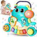 WITALENT Baby Toys 6-12 Months Dinosaur Piano Music Light Up Toys for 1 Year Old Boys Girls Infant Toys for 7 8 9 10 12 18 Months Interactive Piano Keyboard Toys Baby Christmas 1st Birthday Gifts