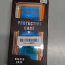 VEGO for Samsung Galaxy Z Fold 3 Case with Stand, Slide Camera Cover & Screen Protector & 360Ring Magnetic Kickstand Military Grade Heavy Duty Protective Case for Galaxy Z Fold 3- Orange