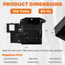 EBF61315802 Washer Door Lock Switch Assembly - Exact for L.G Front-Load Washers & Ken-More 796-series Washing Machine,Replace EBF62534401 2667085 AP5672154 PS7792232 EAP7792232 by TOMOON