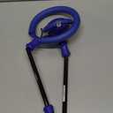 JOYIN Blue Ankle Skip Ball with Flashing Lights, Toy for Kids Indoor & Outdoor, Flashing Swing Ball Foldable Sports Toy, Birthday Gifts for Kids 3 4 5 + (Sapphire)