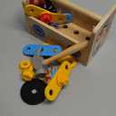 Montessori Kids Tool Set, Wooden Toddler Tool Bench Educational Toys for Ages 2-4, 2 Year Old Boy Gift for Birthday Christmas, STEM Pretend Play Tool Box, Learning Developmental Construction Toys