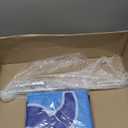 12 ft x 2.5 ft Ricas Pupusas Advertising Feather Banner Swooper Flag Sign with Flag Pole Kit and Ground Stake for El Salvador Restaurant Business Advertising Store Fronts Shops Outdoor