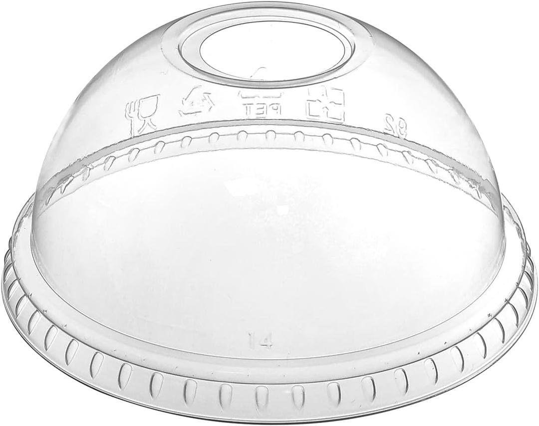 92mm- PET Dome lid (Round hole)- Lid and Cup Sold Separately- 1000pcs