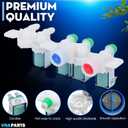 WA422PRHDWR/AA WA45H7000AW/A2 WA45H7000AW/AA Washer Water Inlet Valve For Samsung WA45M7050AW/A4 WA45H7000AP/A2 WA50R5200AW/US WA50R5400AV/US WA50R5400AW/US WA400PJHDWR/AA WA45T3400AP