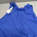 Women's Workout Tops Racerback Athletic Tank Tops Sleeveless Loose Fit Yoga Running Gym Shirts for Women (Royal Blue,XL)