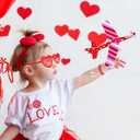 Winlyn 112 Pcs Valentine's Day Stationery Toy Assortment Set Valentine Goodie Bags Stuffers Valentine Rewards Prizes Bulk for Kids Students Valentine Party Favors Treats School Classroom Gift Exchange