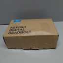 Veise Keyless Entry Door Lock with 2 Lever Handles - Electronic Keypad Deadbolt, Auto Lock, Back Lit & Easy Installation Design, Front Door Handle Sets, Satin Nickel