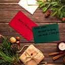 120 Pack Mini Envelopes Christmas Red and Green Envelopes Self-Adhesive Kraft Paper Tiny Pockets for Holiday Small Gift Cards Invitations Business Notes(4.13"×2.76") (Green)