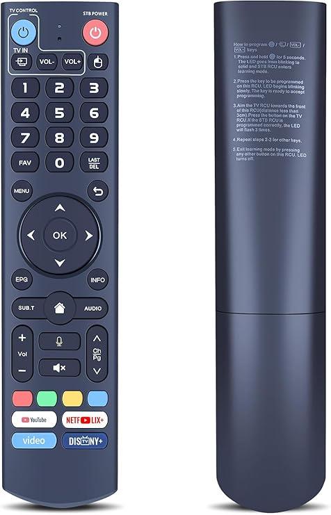 Replacement Voice Remote for vSeeBox V3 Pro,Control Compatible with V5 Pro / V3 Plus/V3/ V2 /V1 Max/Elite/Max(XL)