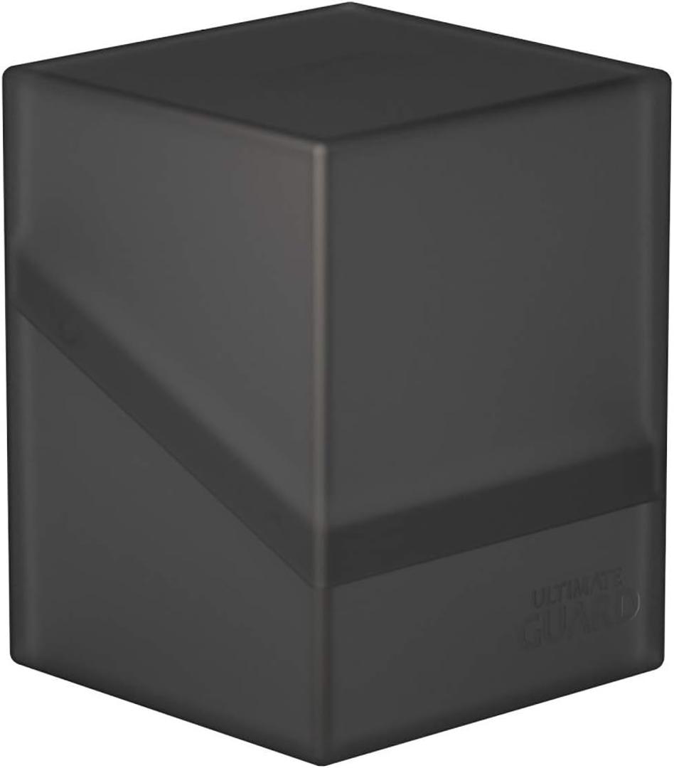 Ultimate Guard Boulder 100+ Classic, Deck Case for 100 Double-Sleeved TCG Cards, Onyx, Secure & Durable Storage for Trading Card Games, Soft-Touch Finish