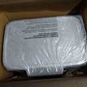 EKO Madison Matte Stainless 50 Liter/13.2 Gallon Step Trash Can w/Inner Liner - Fingerprint Resistant Finish