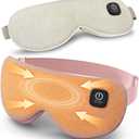 Heated Eye Mask - Cordless Eye Mask for Dry Eyes, Eye Relief, Improved Sleep, 4 Temperature, Washable Eye Heating Pad for Travel and with Replaceable Shell, Gifts for Women (Pink)