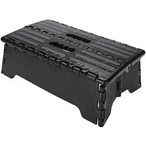 15" Folding Step Stool 330lb Capacity Anti-Slip One-Step Foldable Stool for Adults & Kids Compact Storage Kitchen Bathroom Bedroom Step-on Safety Design, sp stools for Seniors