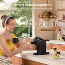 Magician2 Mini 5-in-1 Coffee Maker & Machine for Pods & Grounds, LED Touch | Fits K Cup/Nespresso/Dolce Gusto & ESE Pods,Touchscreen & Pre-infusion,Adjustable Temp/Volume,For Kitchen/Office/Dorm,20Bar 