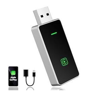 Wireless CarPlay Adapter for Apple,Plug and Play Convert Wired to Wireless Apple Car Play Adapters,Mini CarPlay Adapter USB Type-C