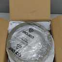 Carote 21pcs Ceramic Cookware Set with Detachable Handles, Pots and Pans Set Non Stick, RV Kitchen Cooking Pot and Pan, Dishwasher Safe, Non-toxic Induction Cookware PFAS and PFOA Free, Green