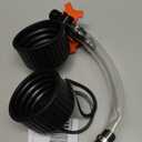 Fabbay 4 Pieces Racing Fuel Jug Cap Racing Fuels Filler Hose 5 Gallon Gas Can Cap with Hose Kits for Gasoline 5 Gallon Container Tank Gas Jug Replacement(Elegant Style)