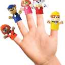 Nickelodeon Paw Patrol Finger Puppets - Party Favors, Educational, Bath Toys, 1st Gen, 5 Count (Pack of 1)