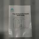 Bird Feeder with Camera-2K HD & Full Color Night Vision, Free AI Forever for 1,1000+ Species Identification, Solar Powered Wireless Outdoor, Includes 64GB TF Card, Two-Way Audio, App Alerts (Deep Blue)