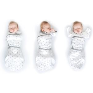 SwaddleDesigns 6-Way Omni Swaddle Sack Arms Up Swaddle for Newborn, More Options to Calm Startle Reflex, Improves Sleep (Small (6-14 Pound), Tiny Arrows)
