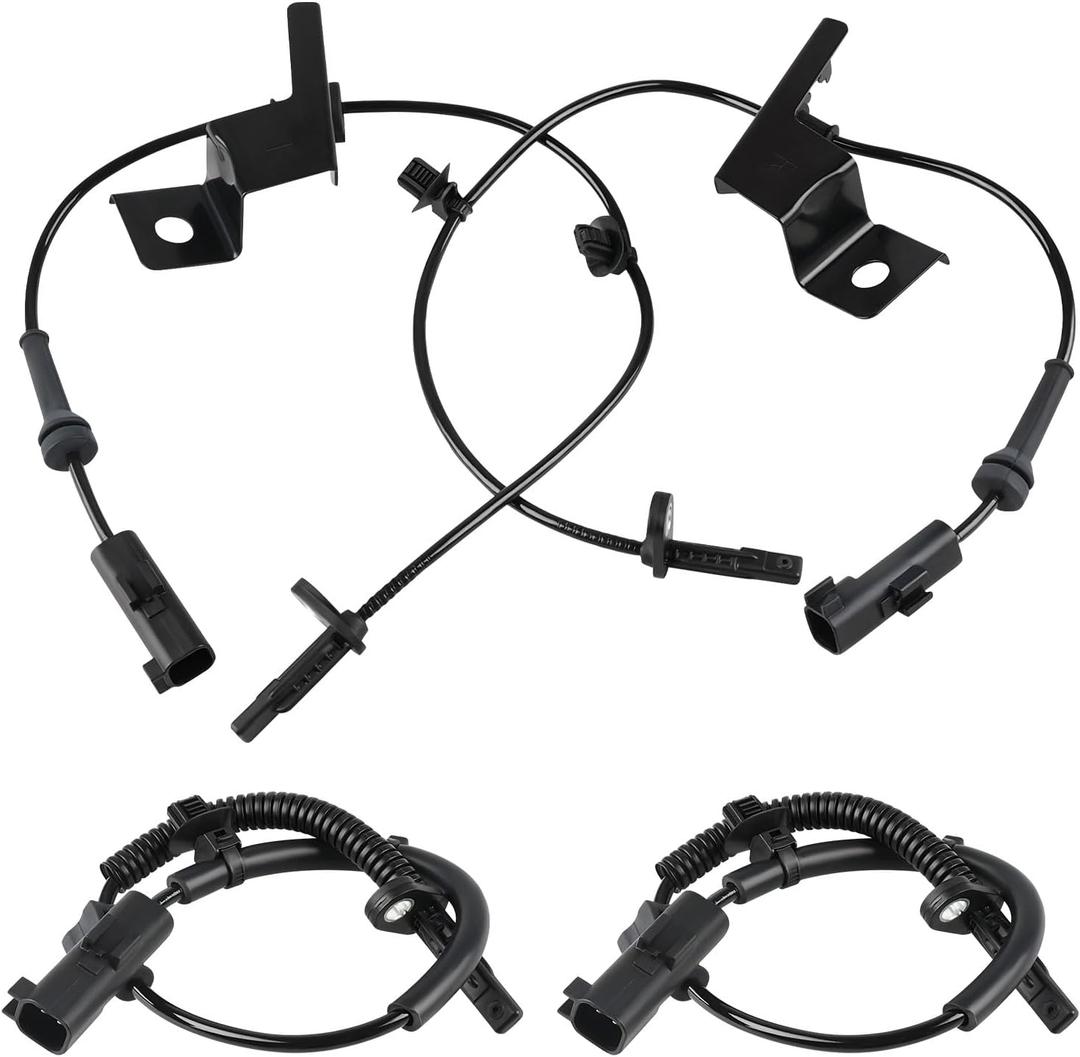 4 Pcs ABS Wheel Speed Sensor Compatible with Ford Fusion 2013 2014 2015 2016 2017 2018 2019, Lincoln MKZ 2013 2014 2015, Replacement for DG9Z2C205A, DG9Z2C204A, JG9Z2C190A