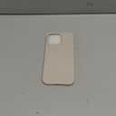 for iPhone 15 Pro Max Case Silicone, Glossy Soft Rubber Gel Jelly Cute Protective Plastic Simple Plain Phone Case Cover for Women Girl, Slim Thin Flexible Shockproof TPU, Beige Stone White