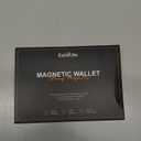 For Magsafe Wallet with Grip, 6-Card Holder, Stronger Magnetic Card Wallet Holder for iPhone 17/16/15/14/13/12 Series, Leather Magnetic Phone Wallet with Privacy Flap, RFID Blocking, Cosmic Orange