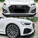 3pcs Front Bumper Lip Spoiler for Audi A5 S5 8W6 2021-2024