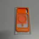 TORRAS Strong Magnetic & Seamless Stand for iPhone 17 Pro Max Case, Fit for MagSafe, Military Grade Drop Protection, Adjustable Kickstand for iPhone 17 Pro Max Case Translucent Matte Orange