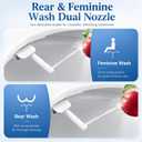 Bidet Toilet Seat, Non-Electric Round Quiet Close