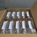 M MCIRCO 10-Pack 22 Oz Glass Meal Prep Containers with Lids - Microwave, Oven, Freezer & Dishwasher Safe - White