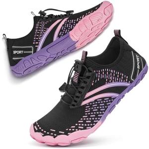 ATHMILE Hiking Barefoot Water Shoes for Women Men Beach Swim Aqua Pool River Quick Dry Athletic Wide Toe Outdoor Sport Kayaking Boating Rock Climbing Yoga Lake,Size 37