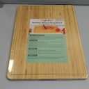 Extra Large 100% Organic Bamboo Cutting Board, 24x18 Inch Butcher Block Chopping/Carving Board with Handle and Juice Groove for Turkey, Meat, Vegetables, BBQ (XXL, 24" x 18" (24"L x 18"W)