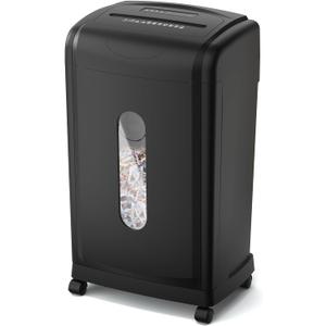 18 Sheet Cross Cut Paper Shredder 7.926 Gallons Heavy Duty Paper CD Card Ultra Quitet Cutter for Home and Office Ultra Quiet Durable High Working Speed